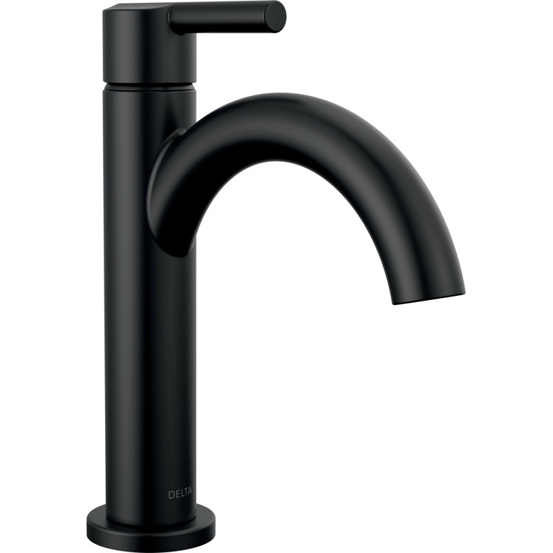 Robinet pour salle de bain Nicoli, Noir mat