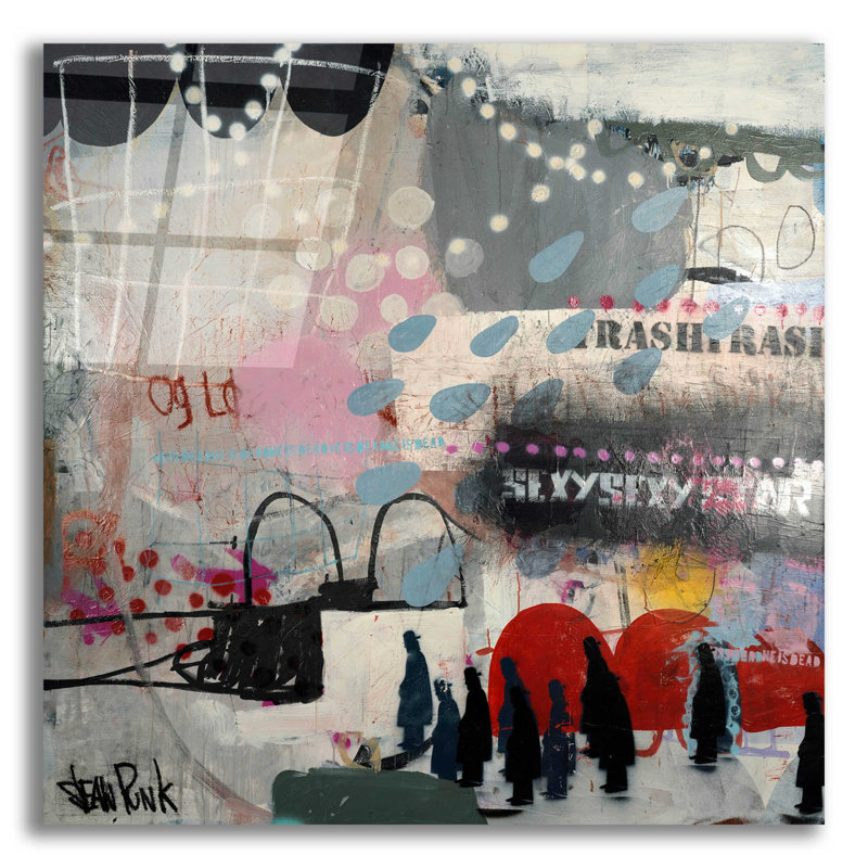 Voyage par Punk - peinture sans cadre, H 12 po x l 12 po x P 0,13 po