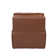 Charta 41" Top Grain Leather Power Recliner with Adjustable Headrest with Square Arms