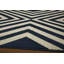 Tapis intérieur / extérieur bleu marine / ivoire Turnbow-1714330000