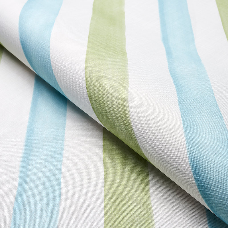 Tissu intérieur / extérieur à rayures Seaside, Kiwi