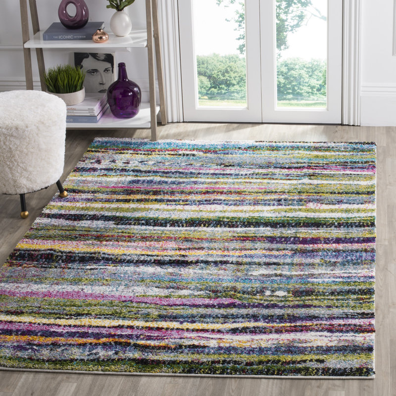 Gleno Performance Abstract Rug, Rectangle 8' x 10'