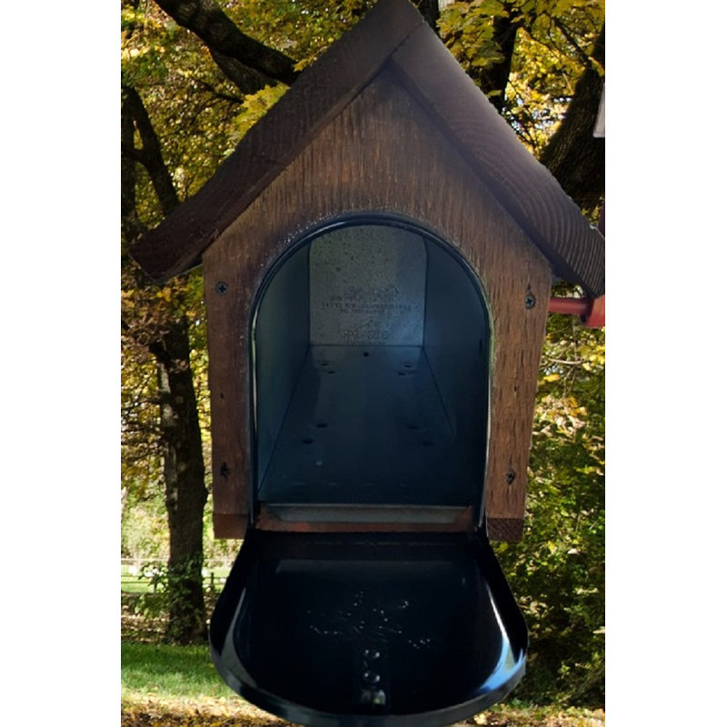 Boîte aux lettres Amish, conception rustique, style grange faite à la main