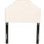 Tête de lit simple contemporaine avec motif de tissu touffeté à motif intrigant et point de diamant