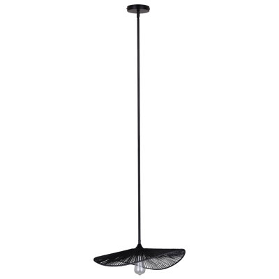 Georgia 1 Light Black Pendant