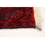 Tapis décoratif en laine de conception unique noué à la main New Age de 3 pi 2 po x 6 pi 2 po pour Ivoire/rouge