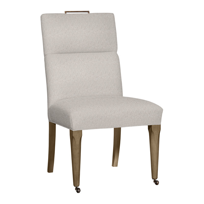 Thom Filicia Home 40.5" Upholstered Back Side Chair, Hampton, Navada Granite