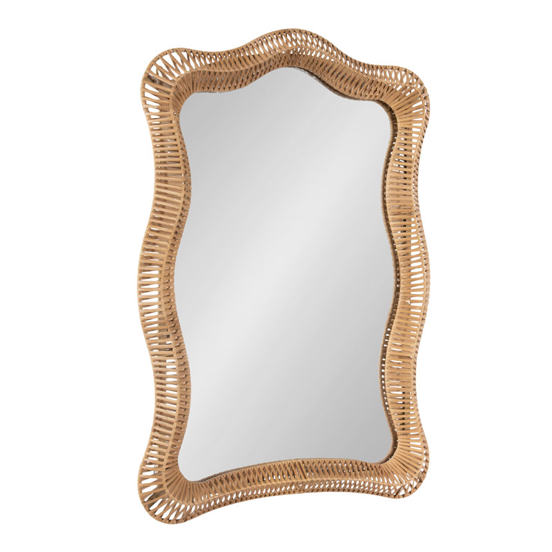 Arched Rattan Wall Mirror