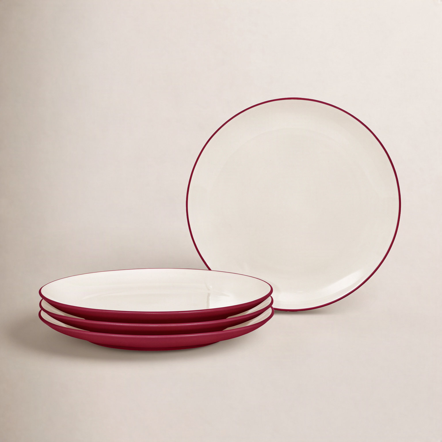 Colorwave 11" Dinner Plate, Raspberry