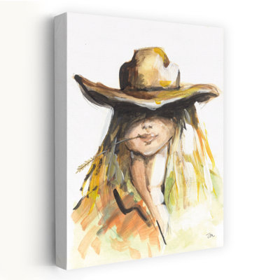 Prairie Prairie - chapeau de cowboy contemporain avec yeux cachés