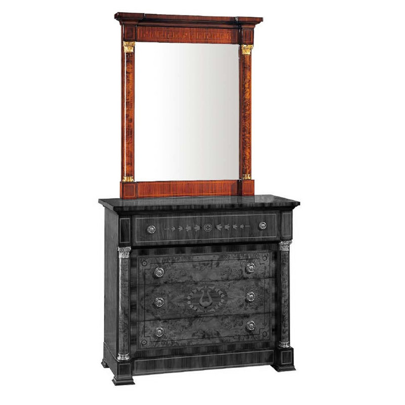 Orpheus Rectangle Solid Wood Dresser Mirror