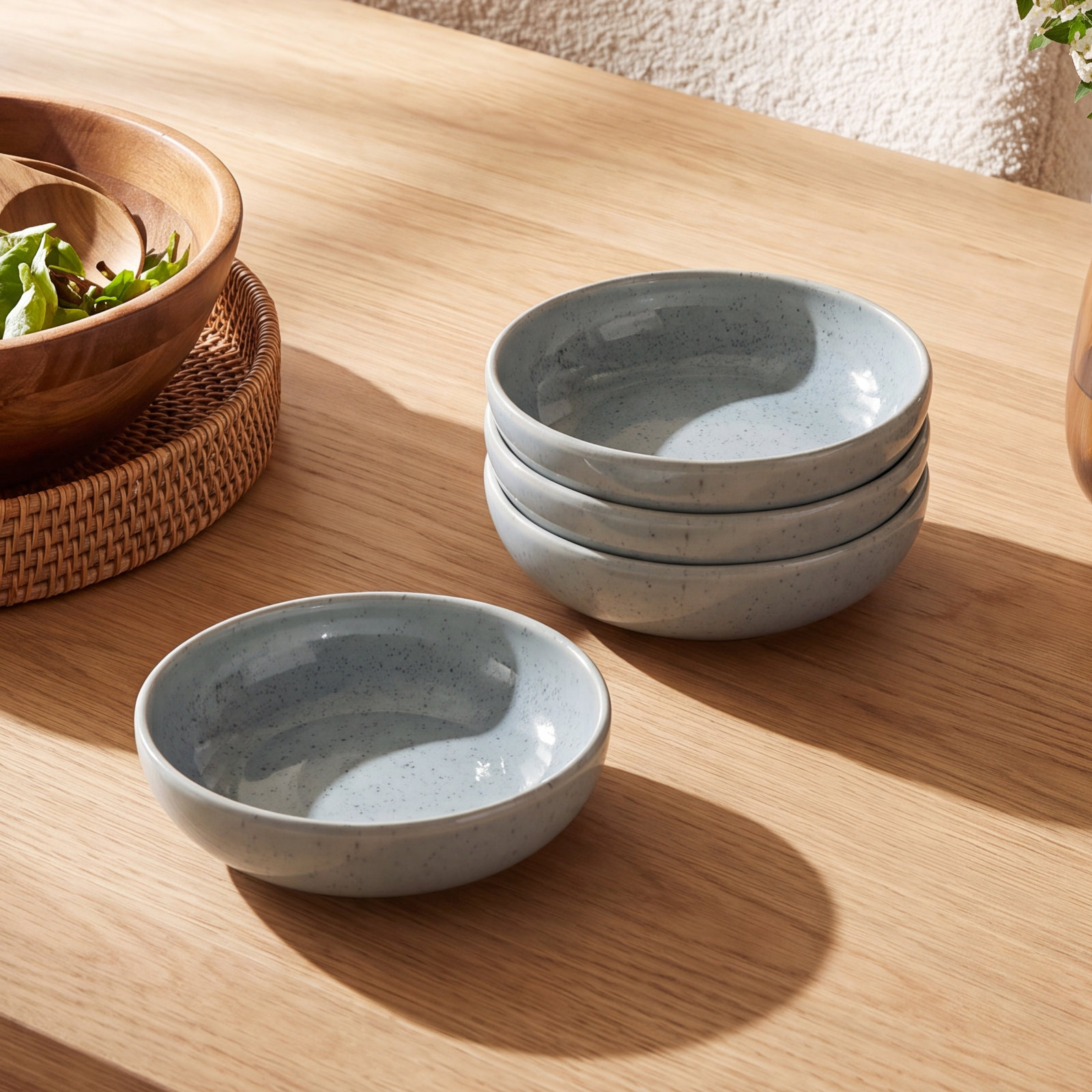 Ayers Stoneware Soup Bowl, Blue