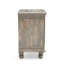 Table de chevet en bois gris antique - Design classique pour chambre à coucher, salon | Table d'appoint compacte avec rangement