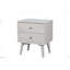 Table de chevet Alvia Tranquility, blanc