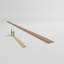 Rail de chaise en bois H 2,25 po x l 96 po x P 0,69 po-96930657