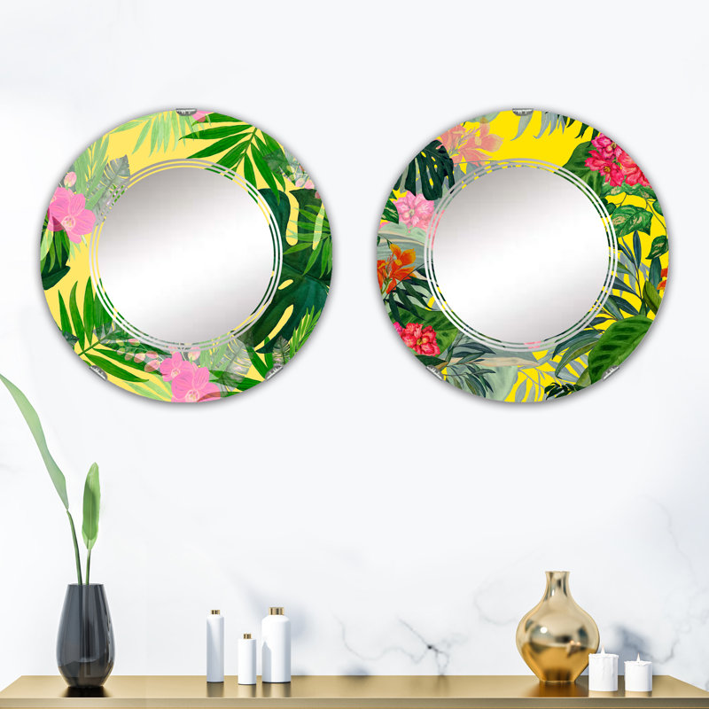 Ensemble de 2 miroirs sans cadre
