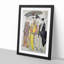 A Lady And Maids by Torii Kiyonaga - Single Picture Frame Painting-55453374-55453375