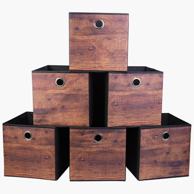 Ebern Designs Cardboard Decorative Bin