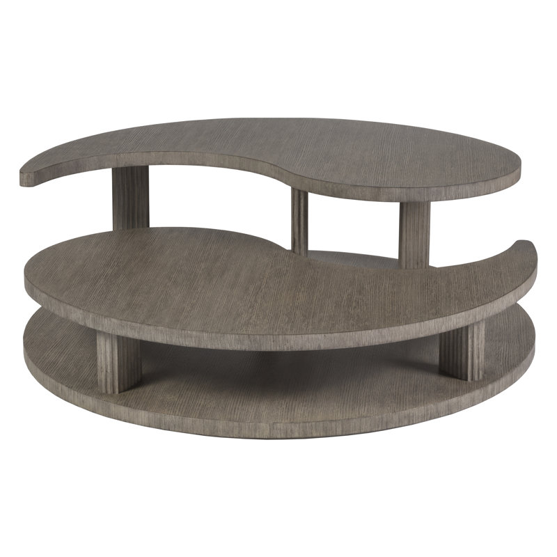 Signature Designs Yin Yang Cocktail Table, Brown