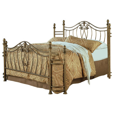 Sydney Eastern  Bed Antique Brushed Gold