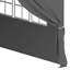 2.5 X 2.5m Waterproof Gazebo Folding Gazebo With Side Panels, Height Adjustable, Foldable Pop Up Gazebo-495737493