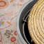Table d'appoint argentée avec seau à glace - matériau composite Terrafab