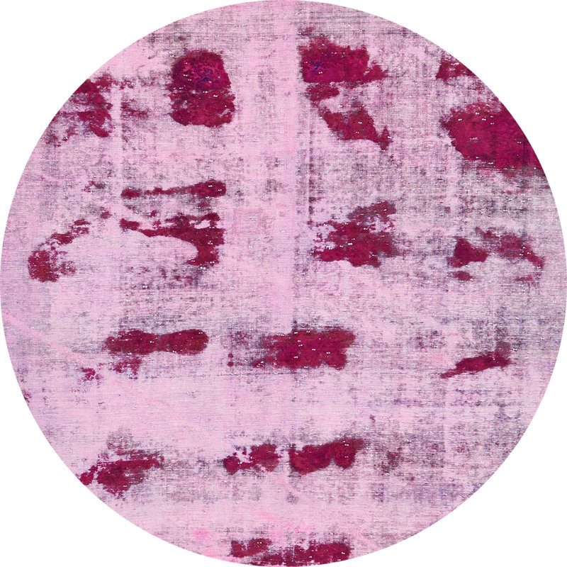 Abstract Indoor Rug, Round 4'