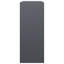vidaXL Firewood Rack Anthracite 39.4"x15.7"x39.4" Steel-1845353894