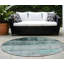 Tapis d'intérieur rond 8 po
