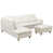 Simili cuir blanc