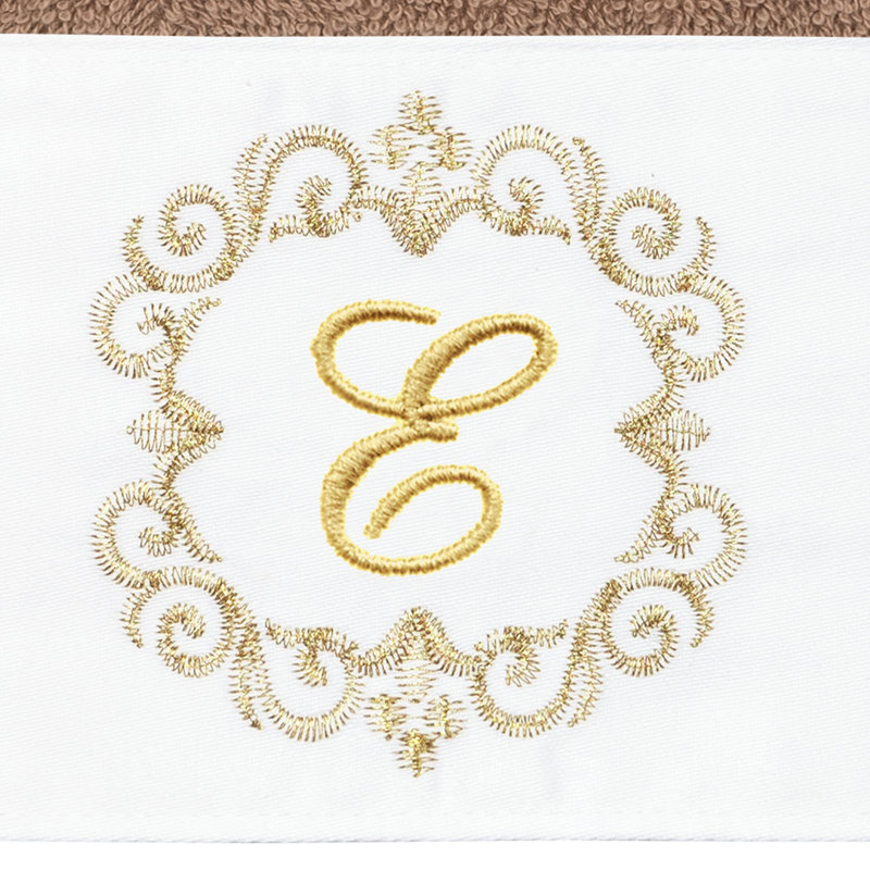 Winston Porter 100% Turkish Cotton Wensel 2PC Embellished Hand Towel Set, E