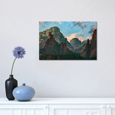 Mountains, Red Rock-Secret Mountain Wilderness, Arizona II 1 Piece Wrapped Canvas Wall Art
