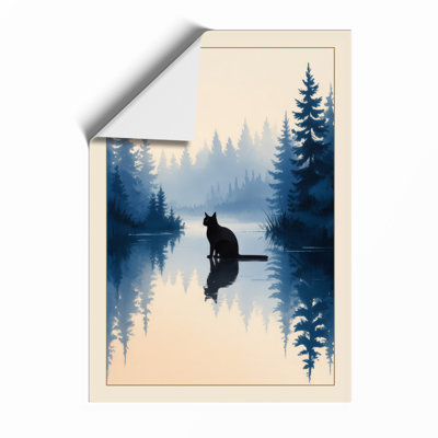 Quiet Reflection On Water Scandinavian - Print