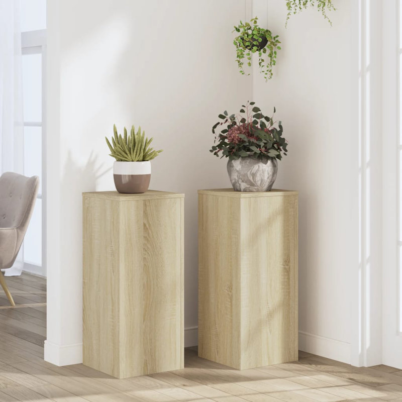 Plant Stand - Set of 2, Sonoma Oak, 70cm H x 30cm W x 30cm D