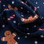 Rideau de douche Christmas