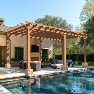12×20 Ft. Solid Wood Pergola