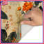 Orange Floral Arrangement Bath Mat-876310820