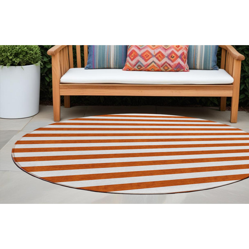Tapis d'intérieur rond 8 po