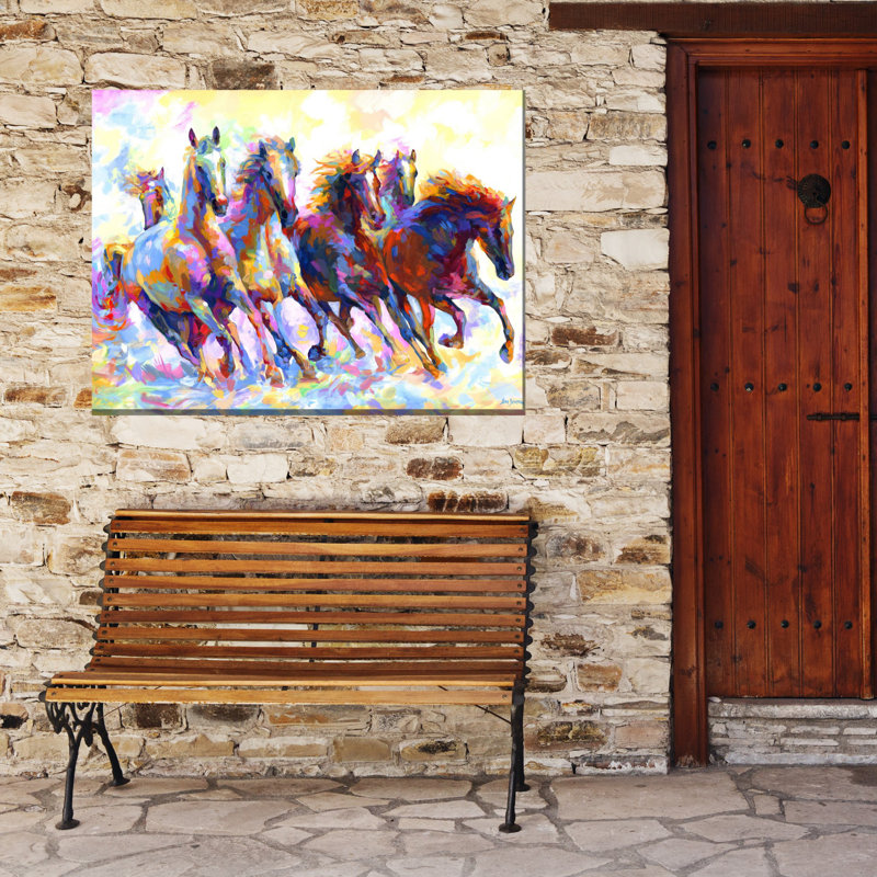 Art sur toile, Wild Wild Horses