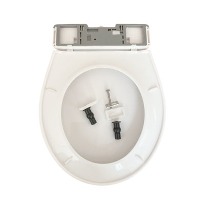 White Round Slow Close Kid's Plastic Toilet Seat