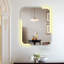 Miroir de salle de bain avec écran tactile Larock back éclairé