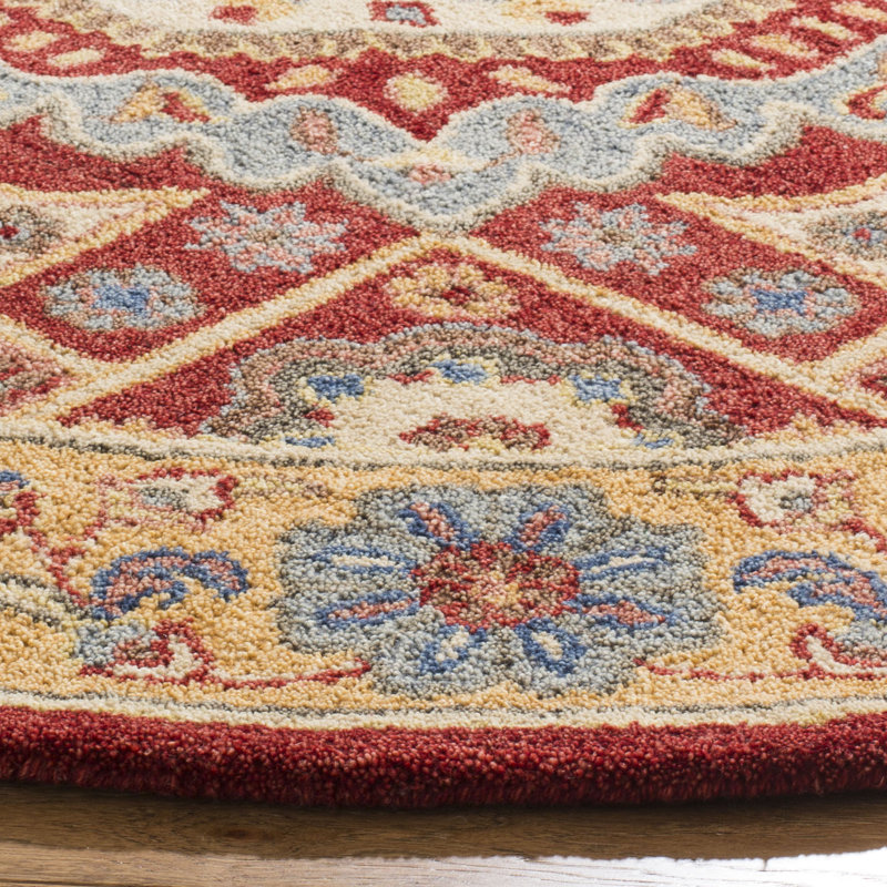 Antiquity Hand Tufted Wool Oriental Rug, Round 6'