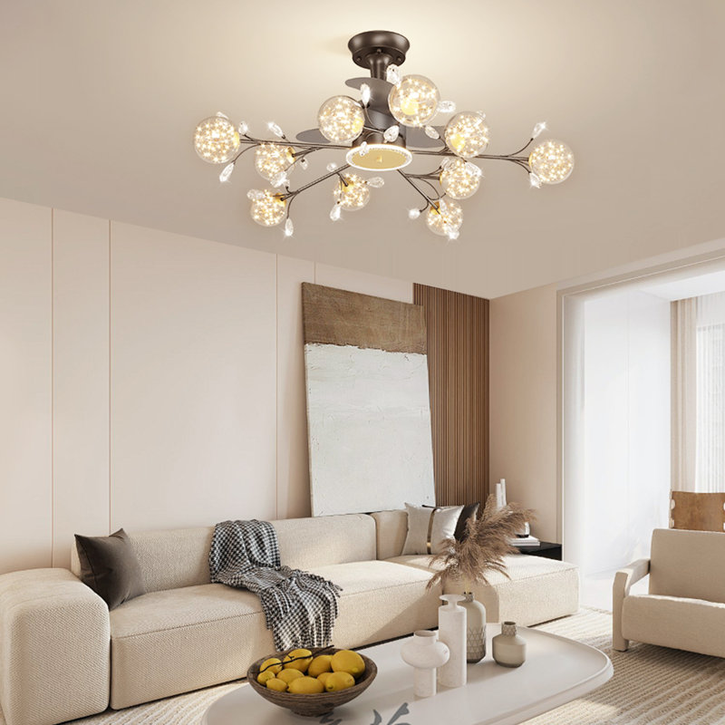 Ventilateur de plafond 39 po avec 10 lumières DEL Neissl