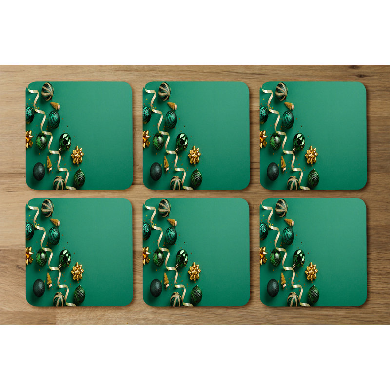 Square 6 Piece Coaster Set