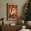 Radiant Horse Retro - Wrapped Canvas-67045745-67045747