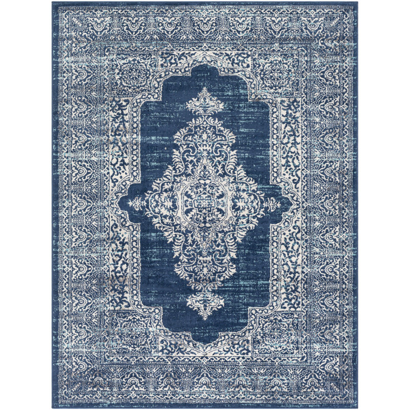 Fleeman Oriental Indoor Rug, Rectangle 9' x 12'3"