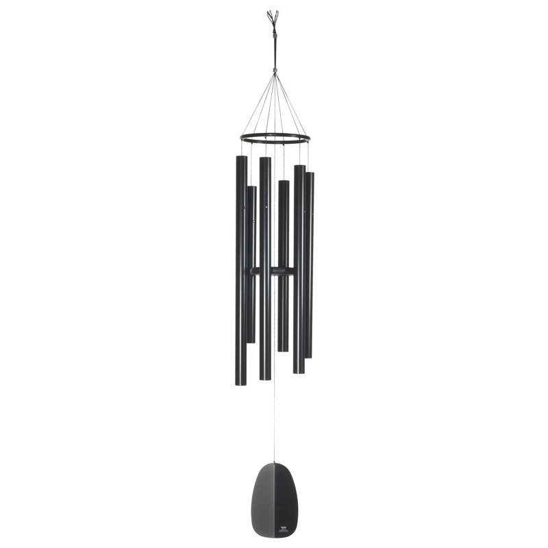 Carillon Bells of Paradise ™, H 54 po x l 12 po x P 12 po, Mauve / Noir