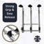  Black 3 Bottle Wall Mounted Bar Rail & 35ml Spirit Optics, UK Made, Fits 70cl–1.5L Bottles