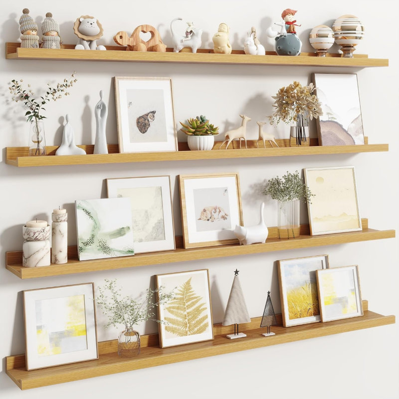 4.1cm H x 121.9cm W Bookcase