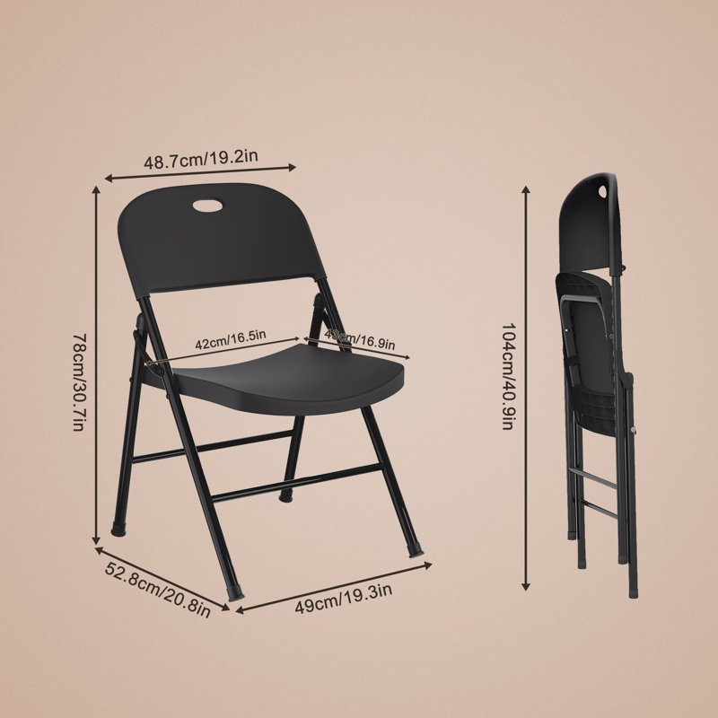 Chaise pliante portative avec dossier haut, siège extérieur léger pouvant supporter 351 lb, camping, plage, patio et événements